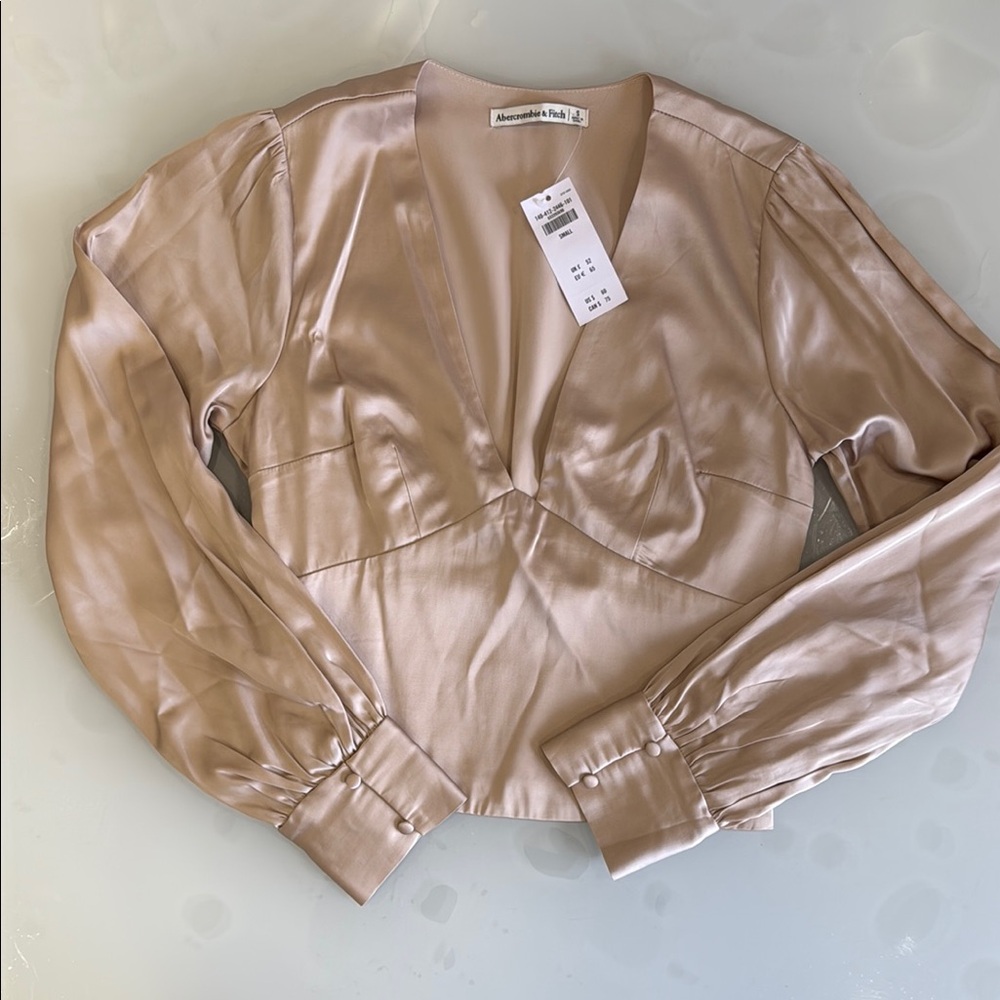 Abercrombie & Fitch Satin Blouse | Small